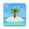 Desert Island emoji on Samsung